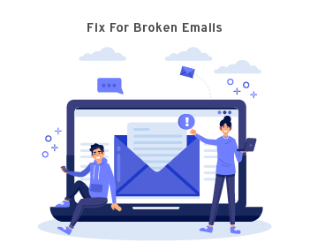 fix broken emails