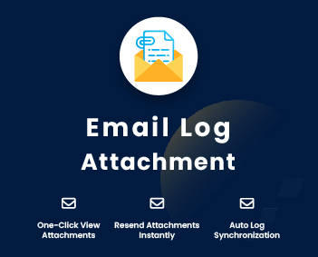 Email log attachment