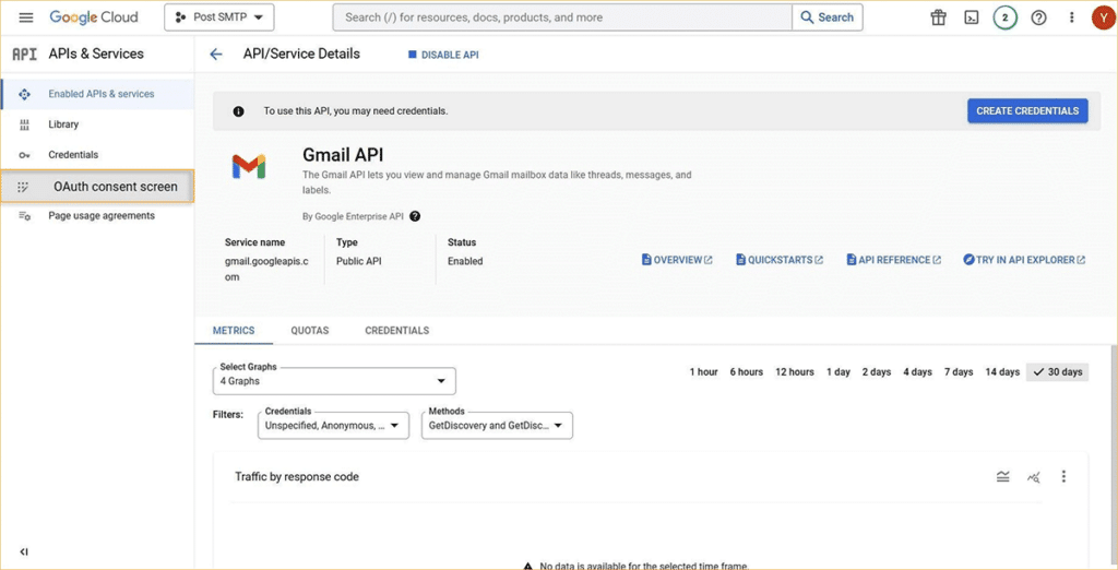 Screenshot of the Post SMTP log settings interface.