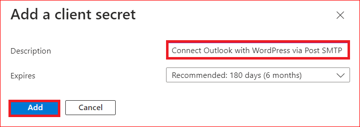 Connect Outlook with WordPress via Post SMTP