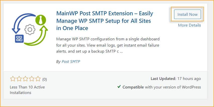 MainWP Post SMTP Extension