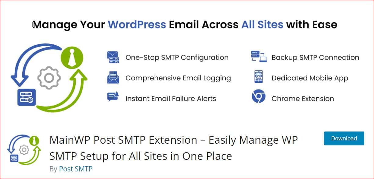 MainWP Post SMTP Extension