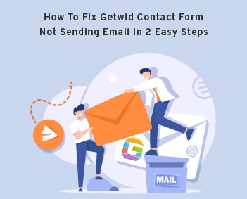 Getwid contact form not sending email