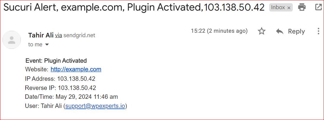 plugin gets activated