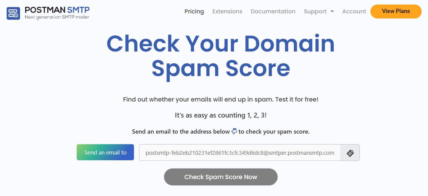 free Spam Score Checker