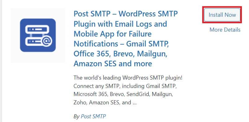 WordPress SMTP Plugin with Email