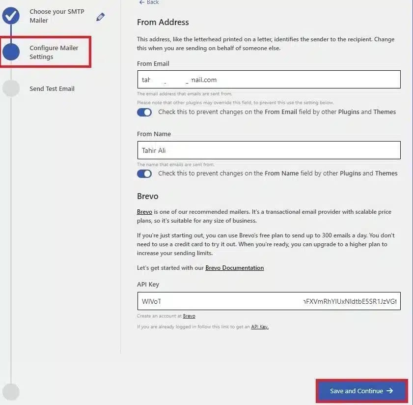 Test your SMTP configuration