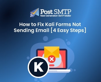 Kali Forms Not Sending Email